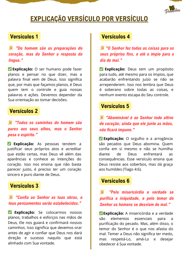 Exemplo de explicação versículo por versículo